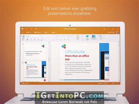 Complimentary update of Portable Officesuite Superior Edition 2.